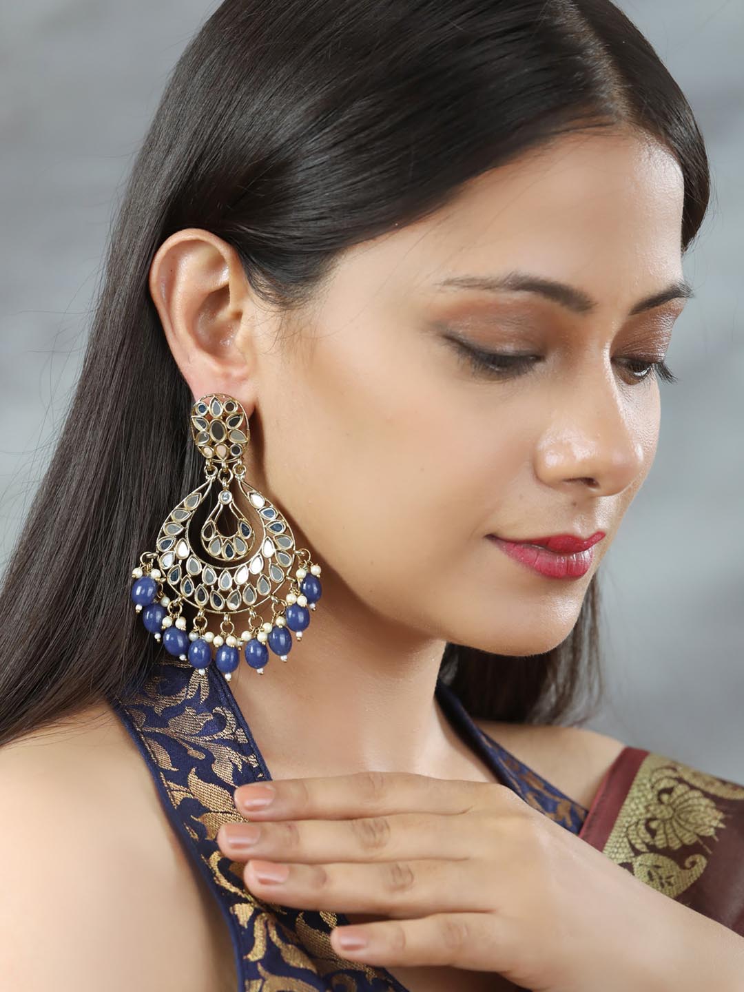 Buy Fida Traditional Gold Pearl Embellished Jhumki Earrings Online At Best  Price @ Tata CLiQ